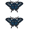 タトゥーシール　青の蝶
